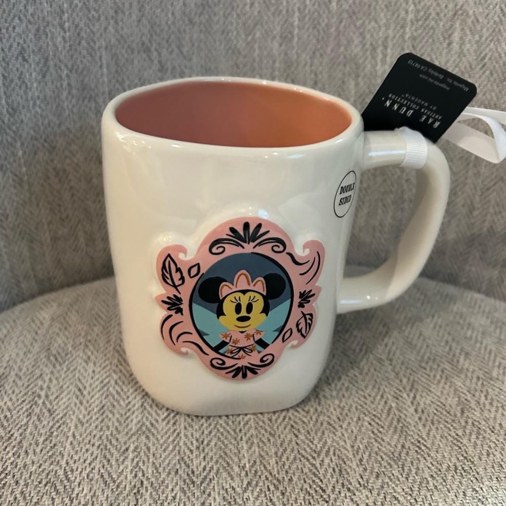 Disney and Rae Dunn Minnie Mouse Cream and Pink Mug